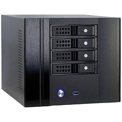 Foto van Inter-tech sc-4004 mini-tower pc-behuizing zwart