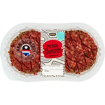 Foto van Jumbo pittige burger 280g