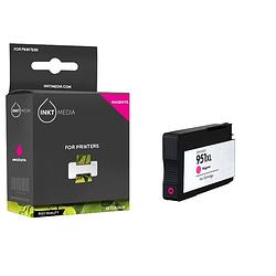 Foto van Inktmedia® -navulinkt - geschikt hp 951xl (cn047ae) inktcartridge magenta hoge capaciteit - navul inkt - refill inkt