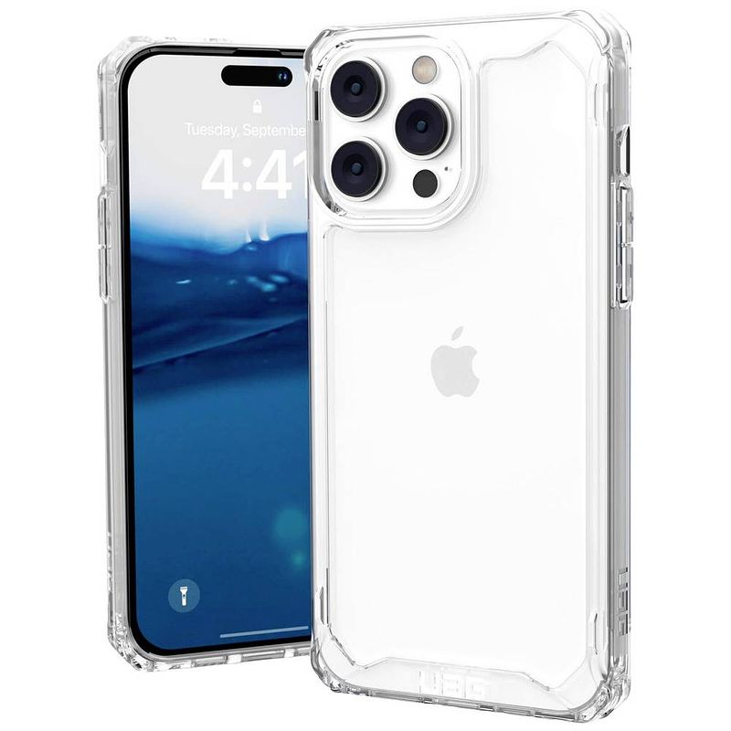 Foto van Urban armor gear plyo case apple iphone 14 pro max transparant