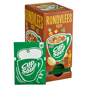 Foto van Unox cupasoup rundvlees 21 x 175ml bij jumbo