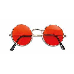 Foto van Oranje hippie bril - verkleedbrillen