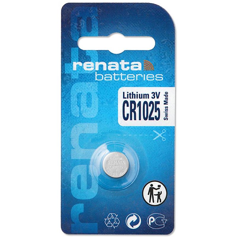 Foto van Cr1025 knoopcel lithium 3 v 30 mah renata cr1025 1 stuk(s)