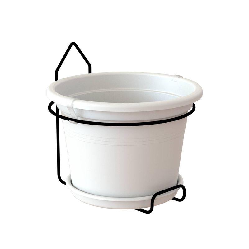 Foto van Muurkit pot venezia d20cm wit