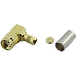 Foto van Tru components sma-jwc-rg58 1372237 sma-reverse-connector stekker, haaks 50 ω 1 stuk(s)