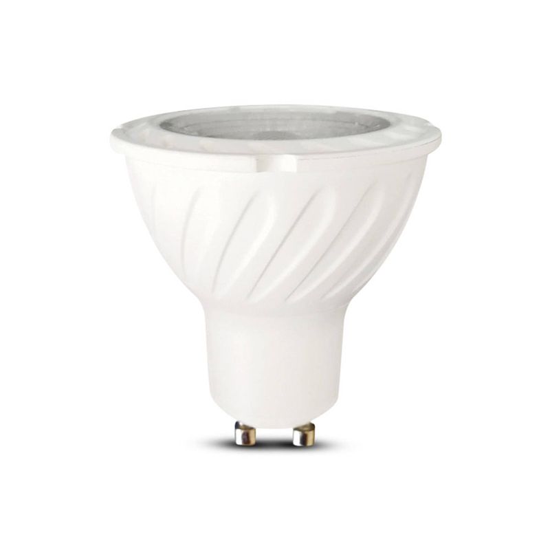 Foto van V-tac vt-277 gu10 witte led spots - samsung - lens 38° - ip20 - 7w - 480 lumen - 4000k - 5 jaar