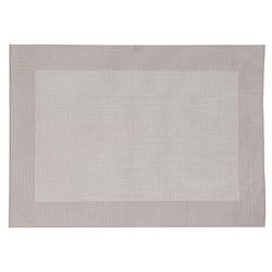 Foto van Rechthoekige placemat beige texaline 50 x 35 cm - placemats