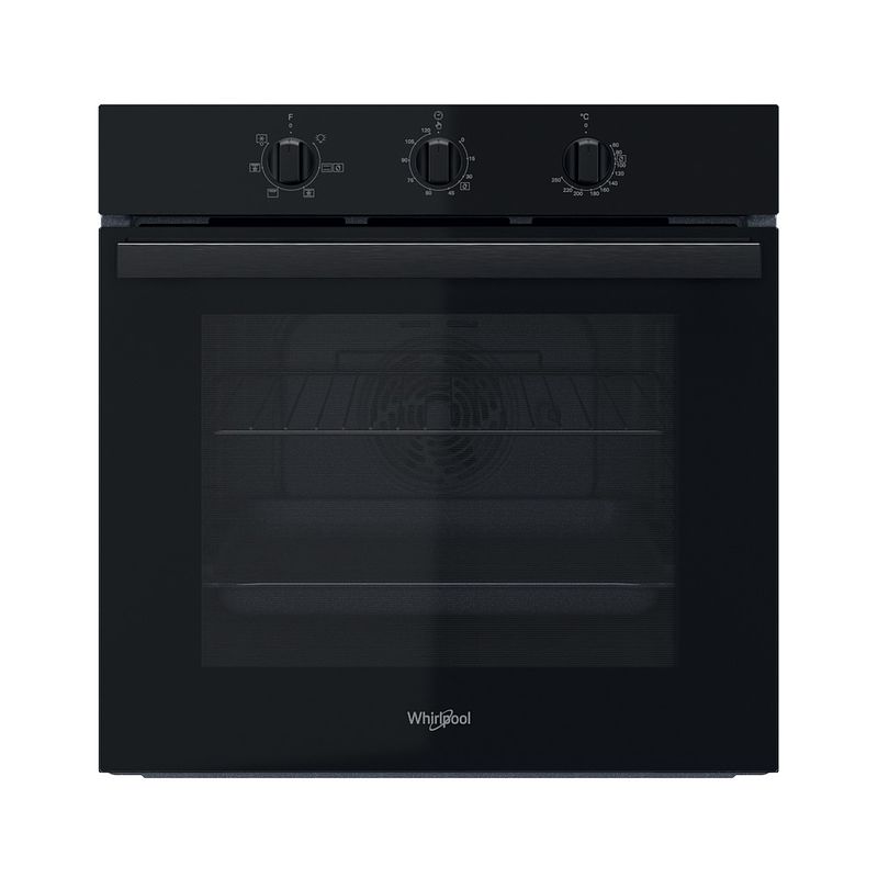 Foto van Whirlpool omr35hr0b inbouw oven zwart