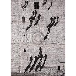 Foto van Edition street - walking the wall kunstdruk 50x70cm