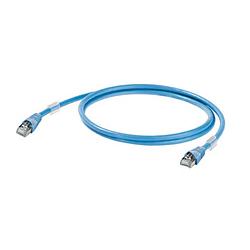 Foto van Weidmüller 1165900100 rj45 netwerkkabel, patchkabel cat 6a s/ftp 10.00 m blauw ul gecertificeerd 1 stuk(s)