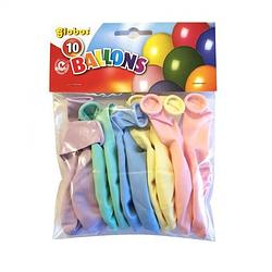 Foto van Ballon verschillende kleuren pastel en macaron