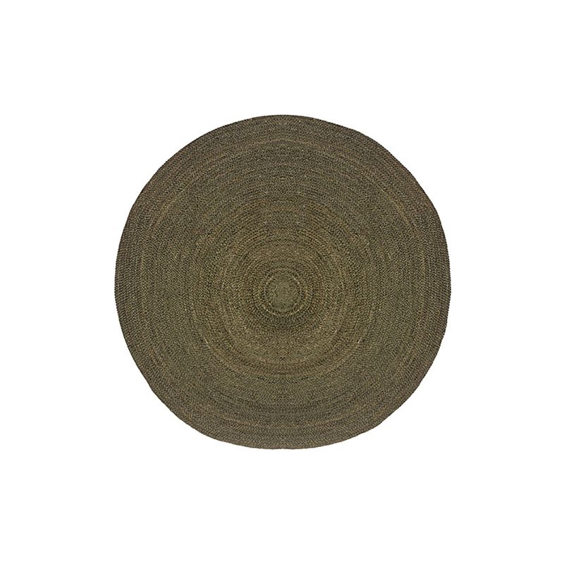 Foto van Label51 vloerkleed jute - army green - jute - 90cm