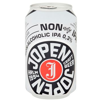 Foto van Jopen nonnetje ipa alcoholvrij 0,3% blik 330ml bij jumbo