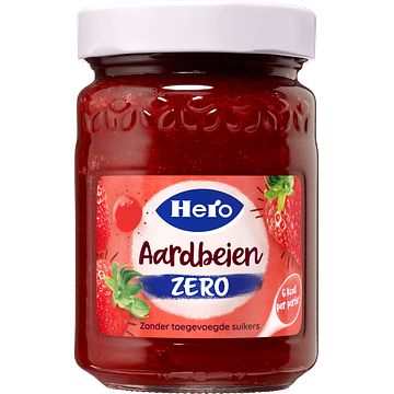 Foto van Hero jam zero aardbeien 300g bij jumbo