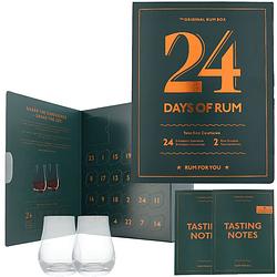 Foto van Rum calendar 24 days of rum green edition 48cl