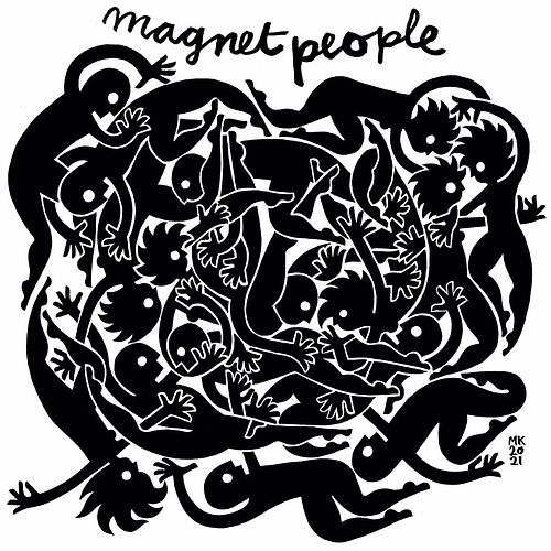 Foto van Magnetic people - lp (3481575556258)