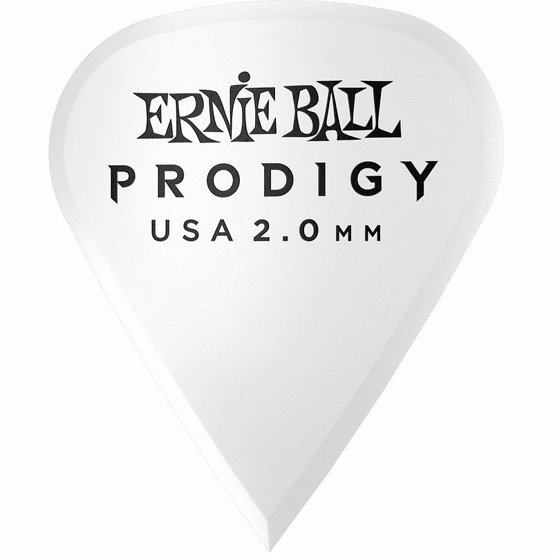 Foto van Ernie ball 9341 prodigy sharp 2.0 mm plectrumset (6 stuks)