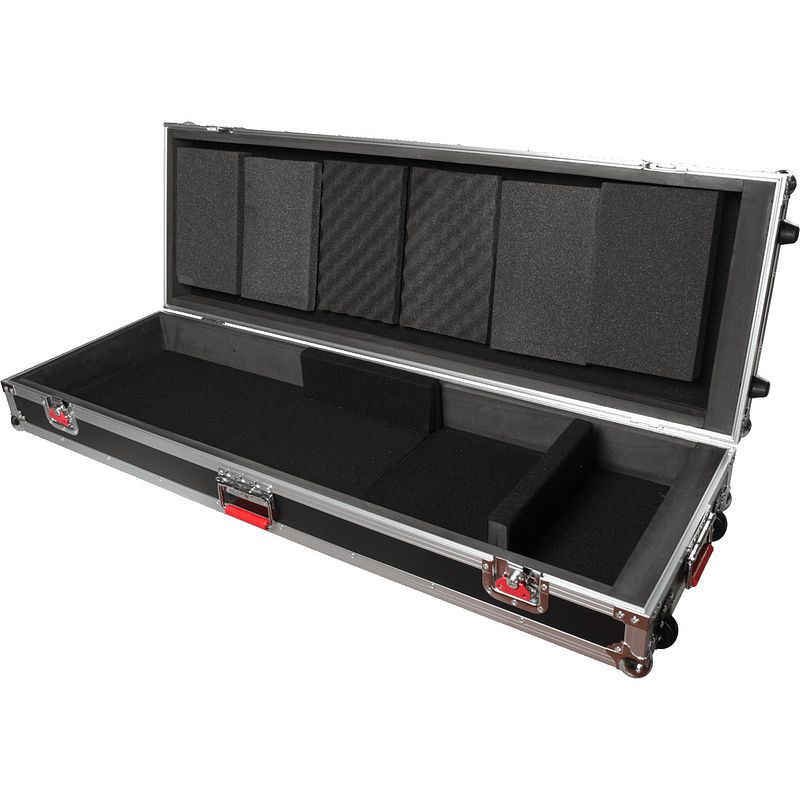 Foto van Gator cases g-tour-88v2xl houten flightcase voor 88 toetsen keyboard 150x51x19 cm