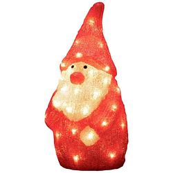 Foto van Konstsmide 6243-103 acryl figuur energielabel: g (a - g) kerstman warmwit led rood, wit