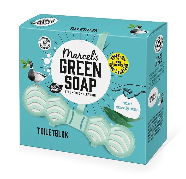 Foto van Marcels green soap toiletblok munt & eucalyptus