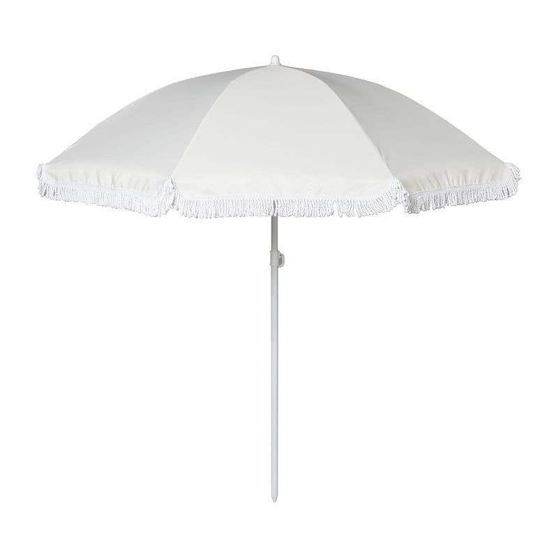 Foto van Strandparasol tess - wit - ø150 cm