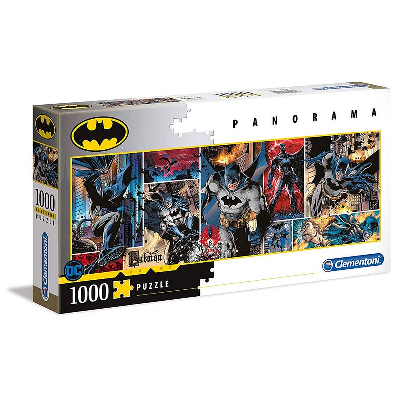 Foto van Clementoni legpuzzel panorama batman jongens blauw 1000 stukjes