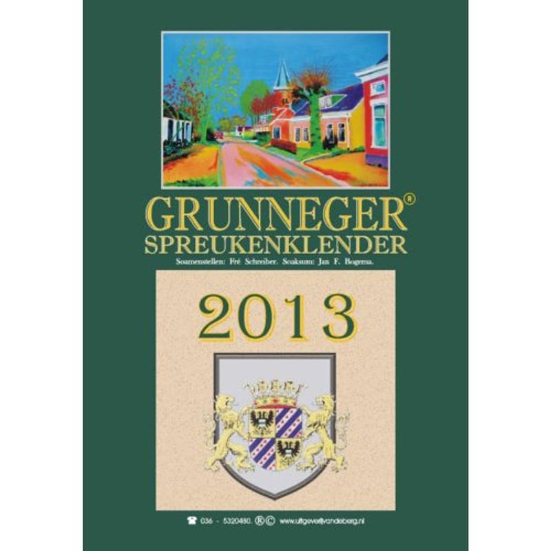 Foto van Grunneger spreukenklender / 2013