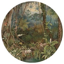 Foto van Wallart behangcirkel in the jungle 142,5 cm