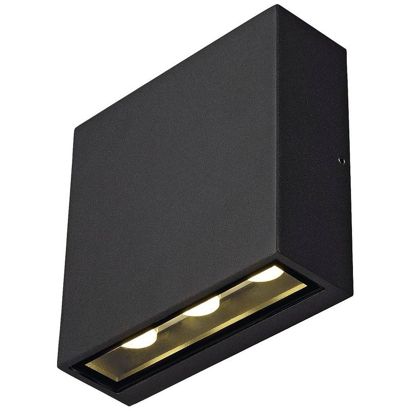 Foto van Slv slv 1005126 wandlamp led vast ingebouwd 8.2 w antraciet