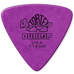 Foto van Dunlop 431p114 tortex triangle pick 1.14 mm plectrumset (6 stuks)