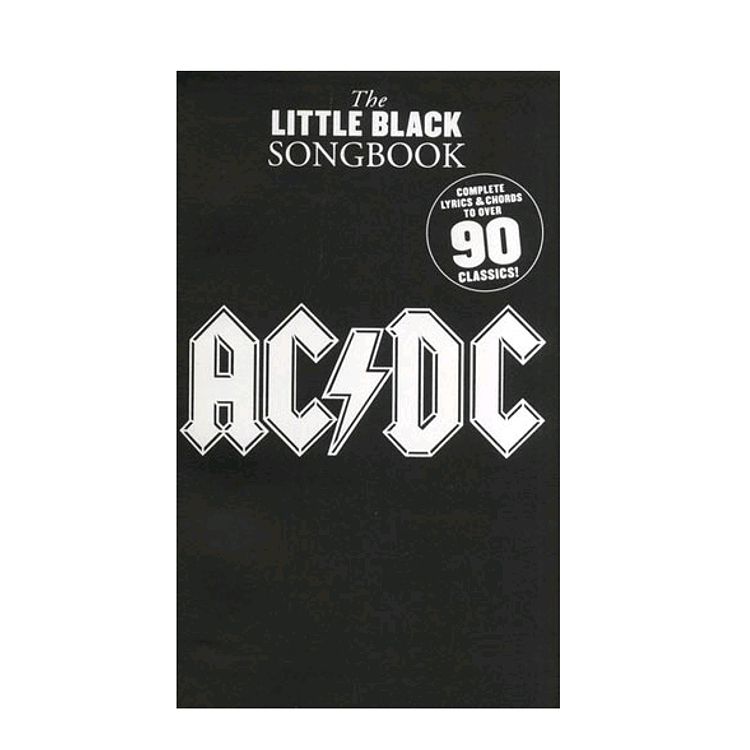 Foto van Musicsales the little black songbook ac/dc