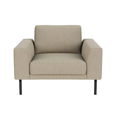 Foto van Fauteuil tom - small - beige - leen bakker