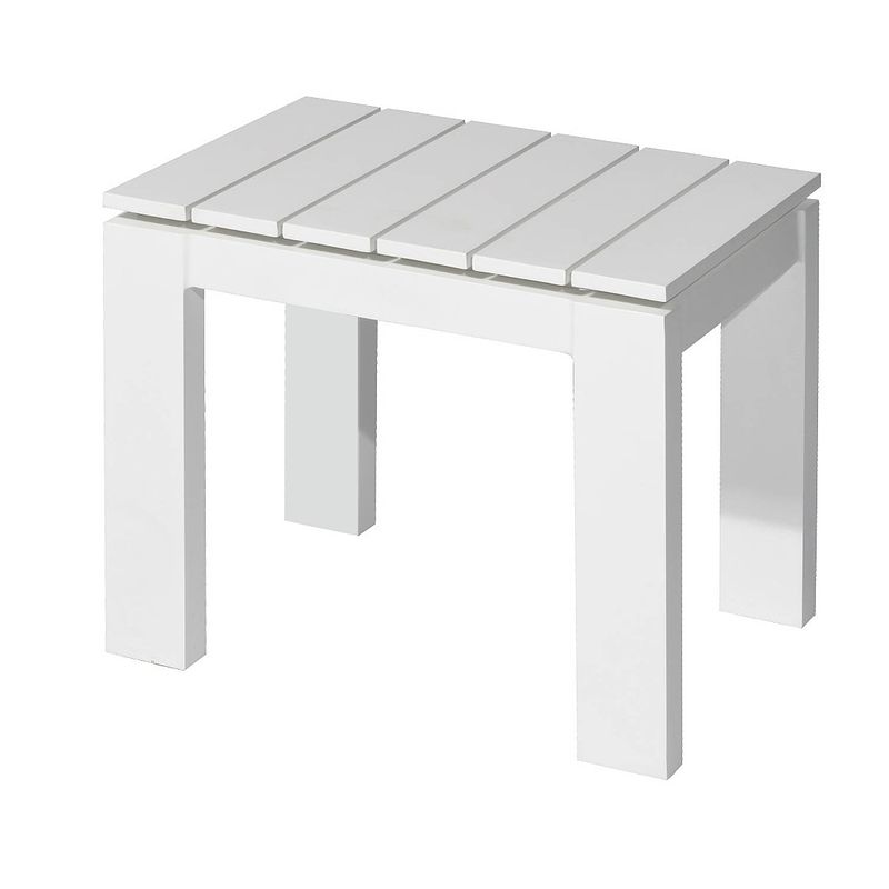 Foto van Morris side table 50x40 cm alu white