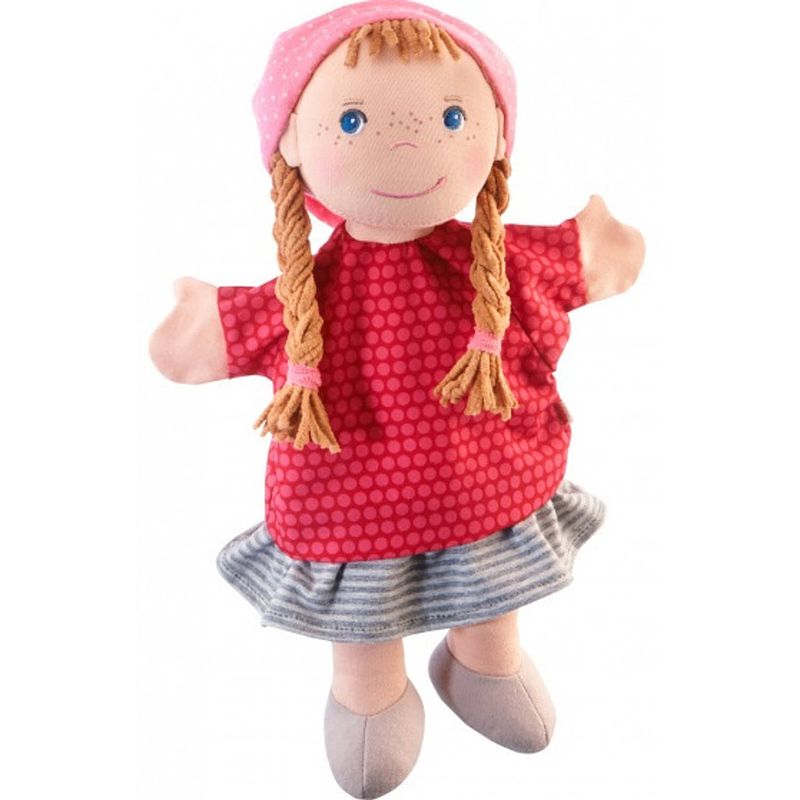 Foto van Haba handpop katrien junior 5 x 30 cm polyester/katoen