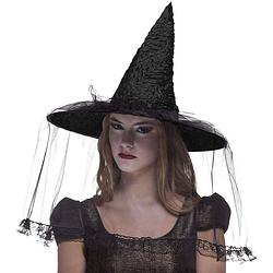 Foto van Boland hoed witchville dames polyester zwart one-size