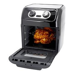 Foto van Just perfecto 12-in-1 airfryer oven xxl nadia 4.5l - 1800w - inclusief 7 accessoires - rvs