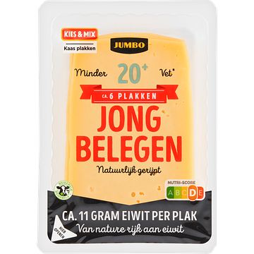 Foto van Jumbo jong belegen kaas 20+ plakken 190g