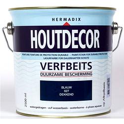 Foto van Hermadix - houtdecor 627 blauw 2500 ml