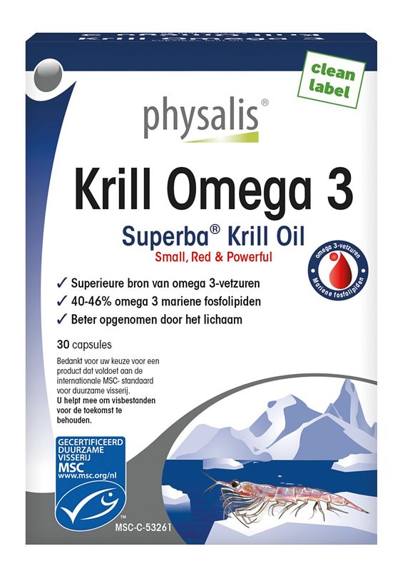 Foto van Physalis krill omega 3 capsules
