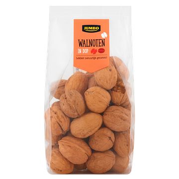 Foto van Jumbo walnoten in dop 400g