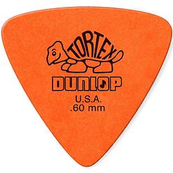Foto van Dunlop tortex triangle .60mm plectrum oranje