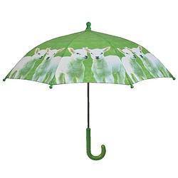 Foto van Esschert design kinderparaplu lammetjes 71 cm polyester groen