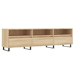 Foto van Vidaxl tv-meubel 150x30x44,5 cm bewerkt hout sonoma eikenkleurig