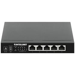 Foto van Intellinet 5-port 2,5g ethernet poe+ switch 4xpse poe+ ports 55 w poe-leistungsbudget netwerk switch ieee 802.3af (15.4 w), ieee 802.3at (30 w)