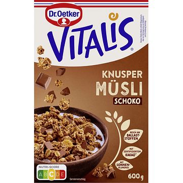 Foto van Dr. oetker vitalis krokante muesli choco 600gr bij jumbo