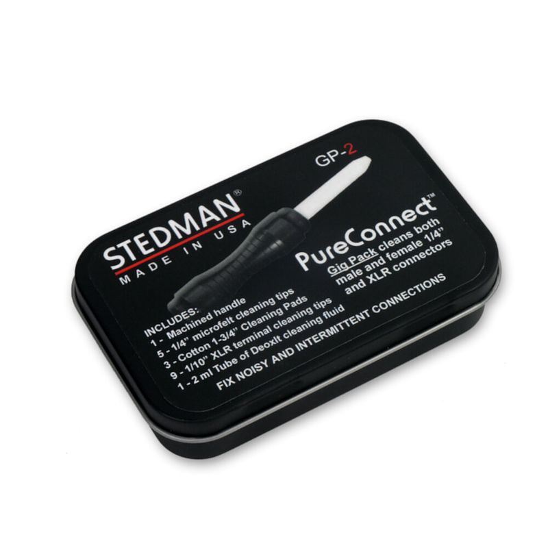 Foto van Stedman pureconnect gp-2 gig pack reinigingsset voor 6.3 mm jack connectoren