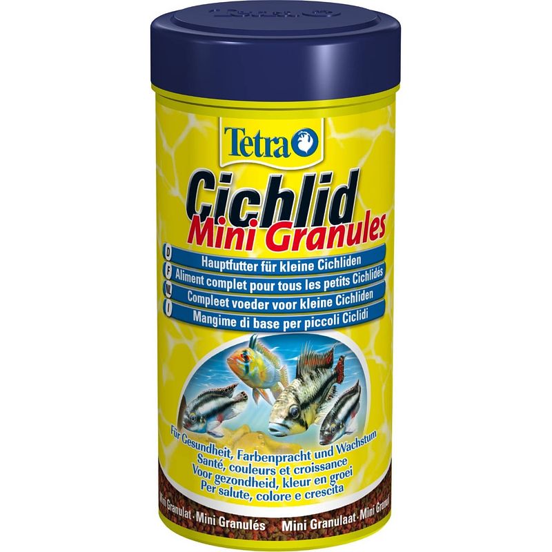 Foto van Tetra cichlid mini granulaat 250 ml