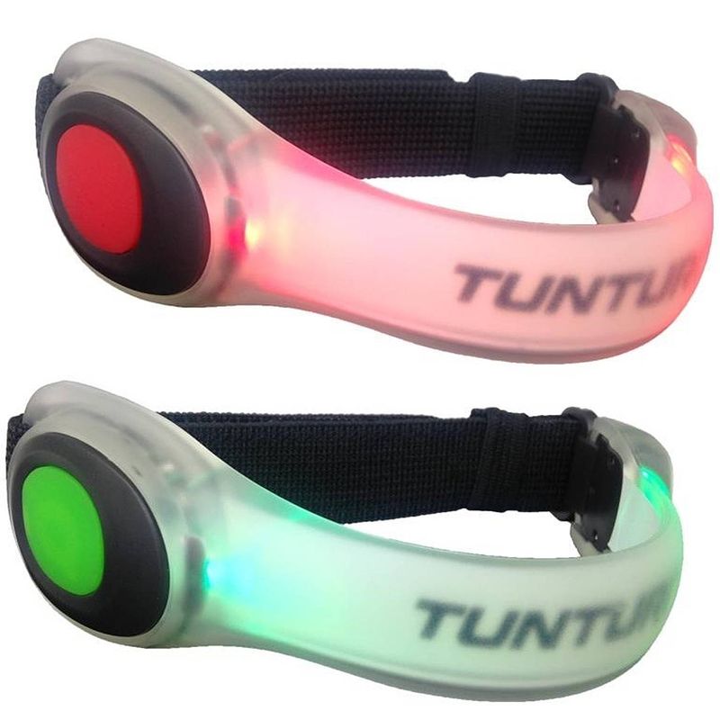 Foto van Tunturi led sport armband - groen