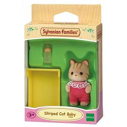 Foto van Sylvanian families baby gestreepte kat 5186