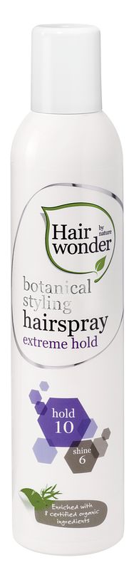 Foto van Hairwonder botanical styling extreme hold haarspray 300ml